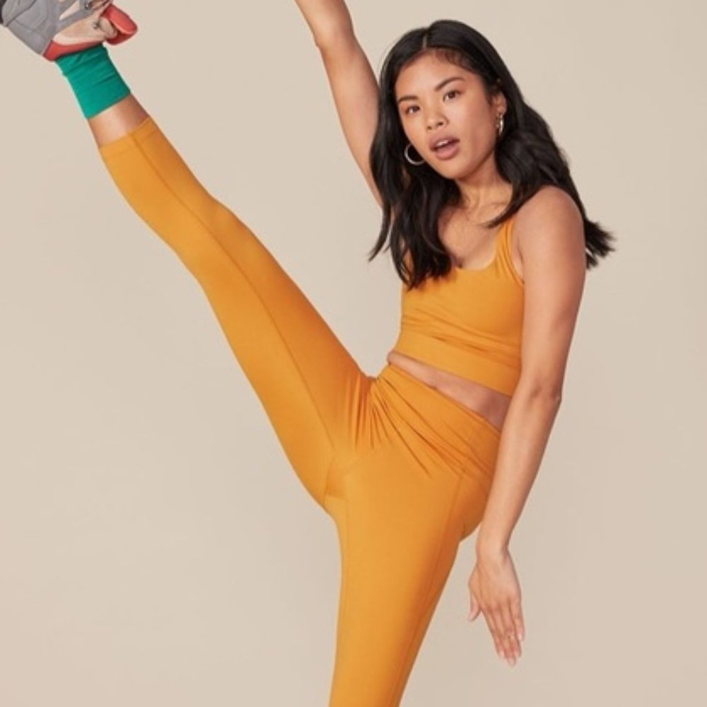 girlfriend collective Honey Paloma + leggings